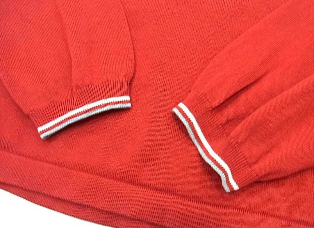 美品3万円●PaulSmith ポールスミス ハーフジップ ニット セーター L