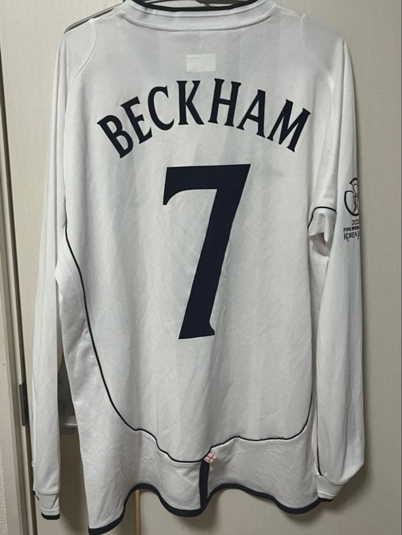 日韓W杯 イングランド代表 7番BECKHAM ベッカム ユニフォーム