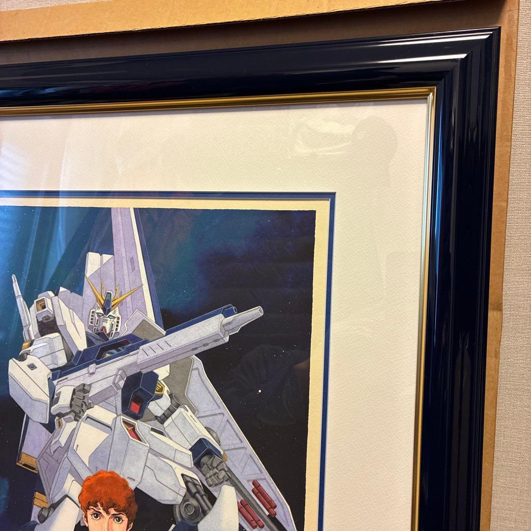 機動戦士ガンダム 逆襲のシャア アムロ・レイ大尉& RX-93 νガンダム 版画