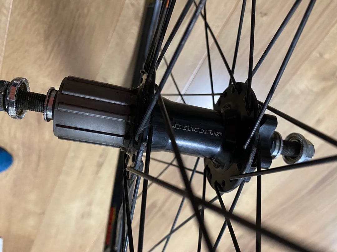 中古26インチMTBリヤホイール135x10mmアクスルボルト止め