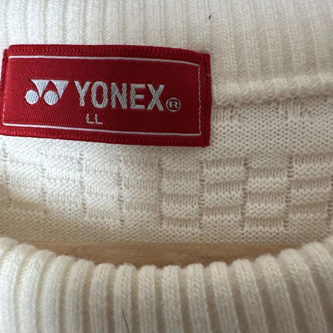 断捨離値下げ☆YONEX ホワイト セーター　LL オンライン商品　2025