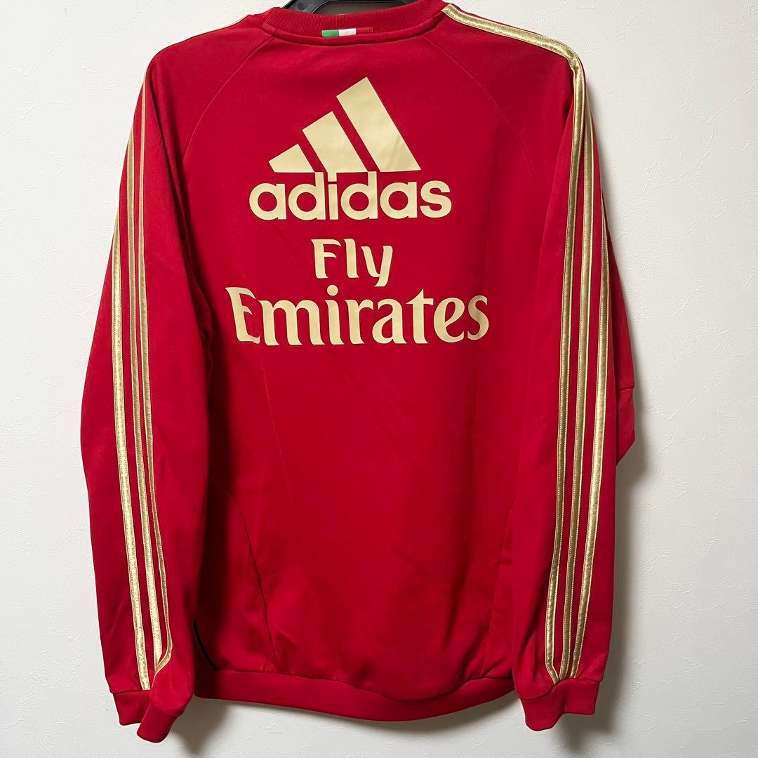 adidas ACミラン スウェット サッカー ウェア ジャージ 古着 美品