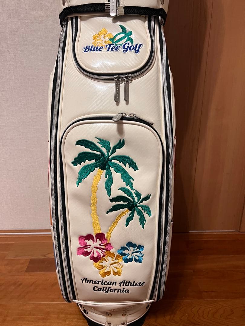 BLUETEEGOLF キャディバッグ ALOHAONTHEBEACH ハワイ柄