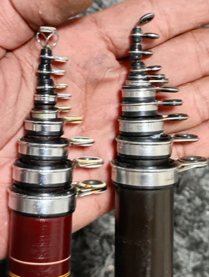 がまかつがま磯レッド3号5m&オリムピック純世紀ひらそ540まとめて2本