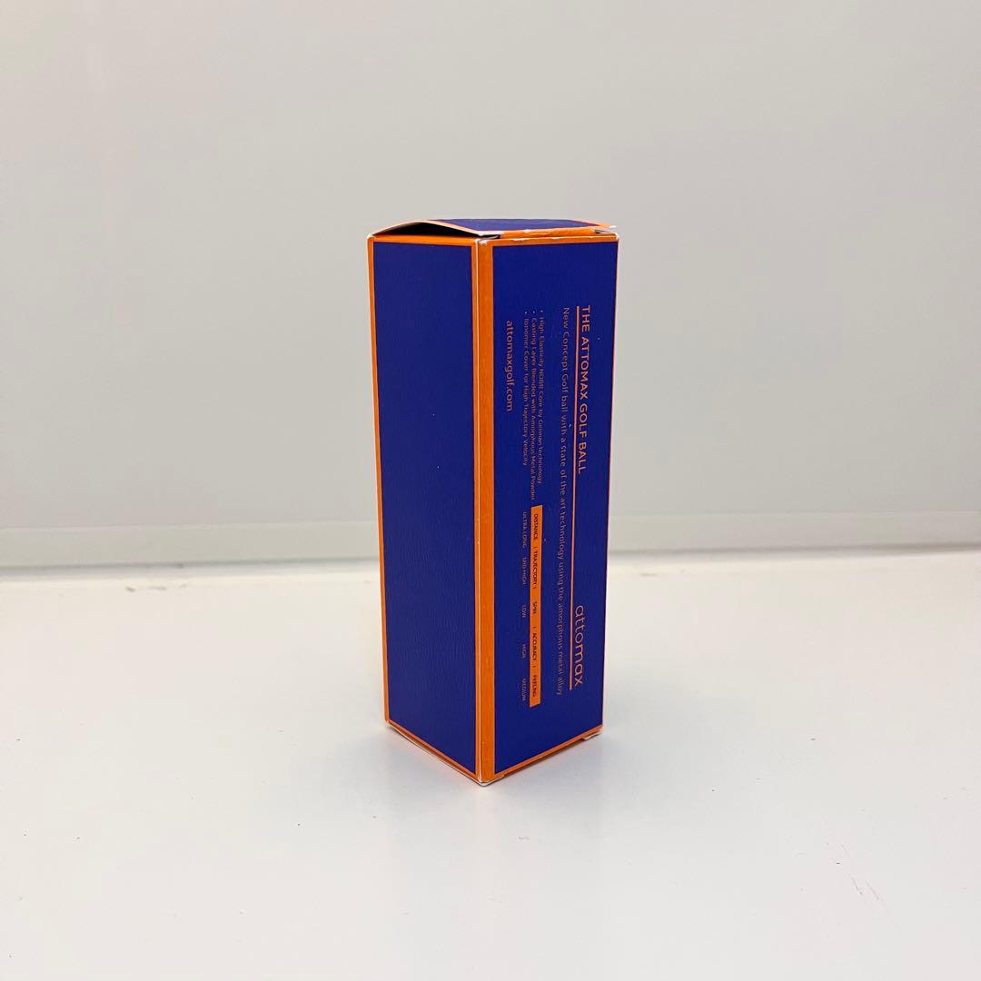 世界一飛ぶボール actiomax 青オレンジ エンボスボックス3球入り