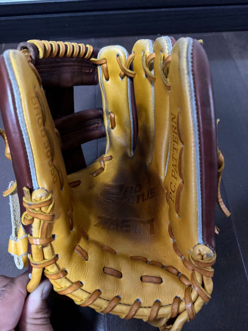 ZETT PROSTATUS 軟式用グローブ　内野手用 日本国旗刺繍