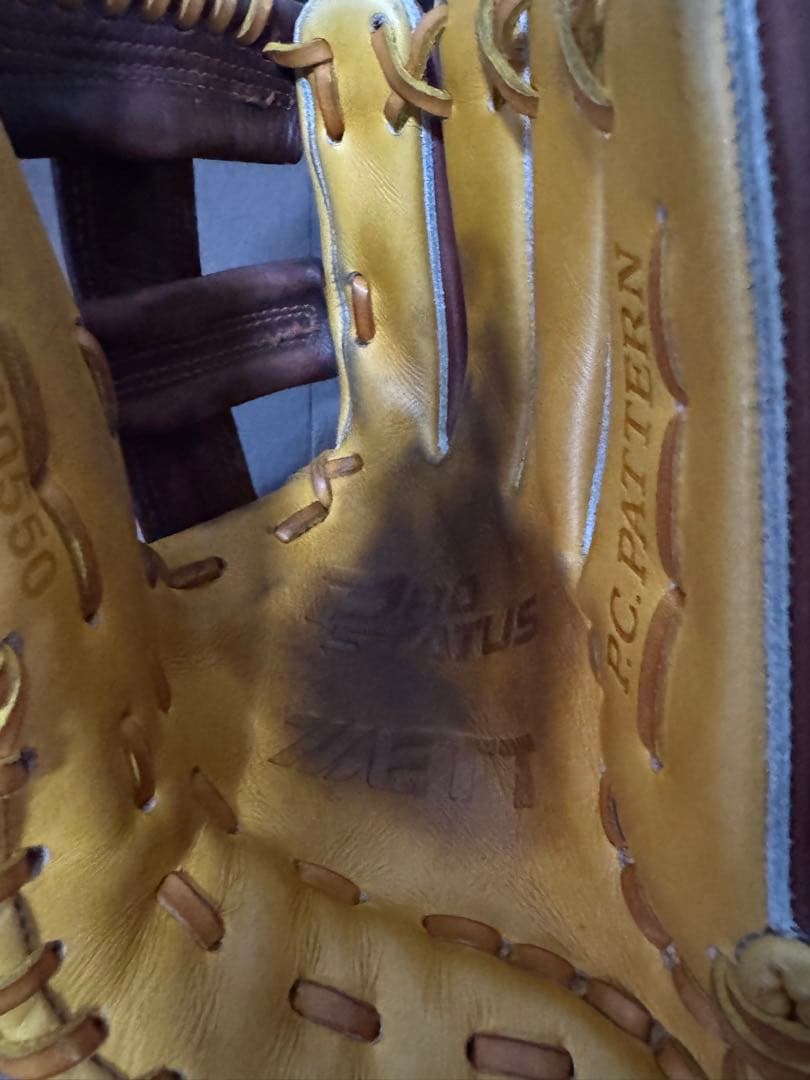 ZETT PROSTATUS 軟式用グローブ　内野手用 日本国旗刺繍