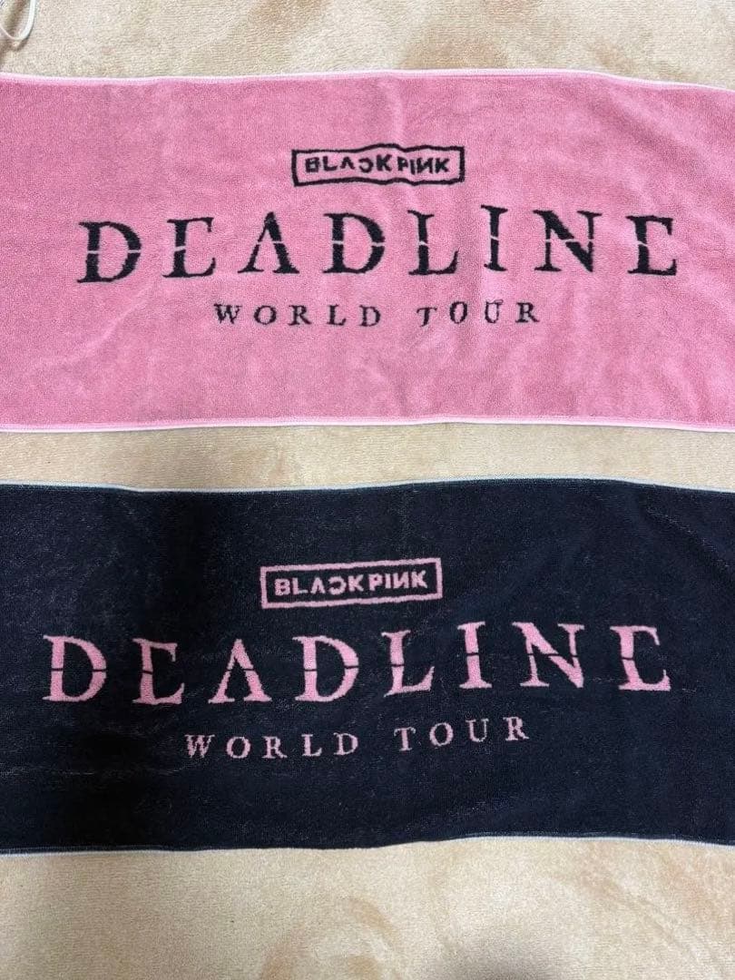 BLACKPINK DEADLINE WORLD TOUR タオル2枚セット美品