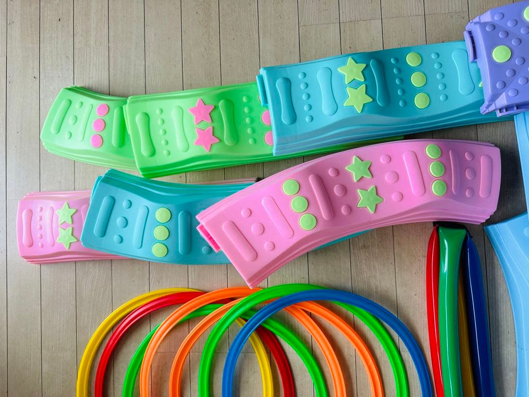 フープ　アジリティクロス　平均台　小学校受験