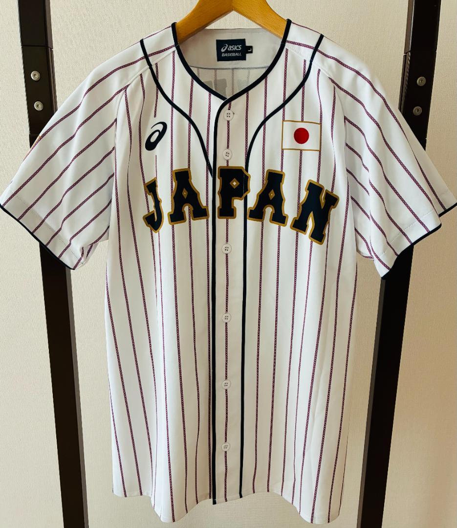 鈴木誠也 侍ジャパン 日本代表 ユニフォーム アシックス ホーム用 Lサイズ