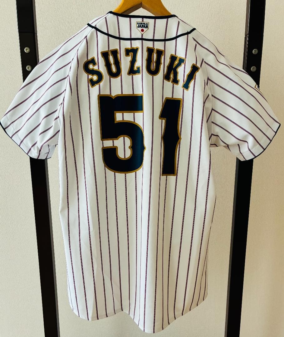 鈴木誠也 侍ジャパン 日本代表 ユニフォーム アシックス ホーム用 Lサイズ