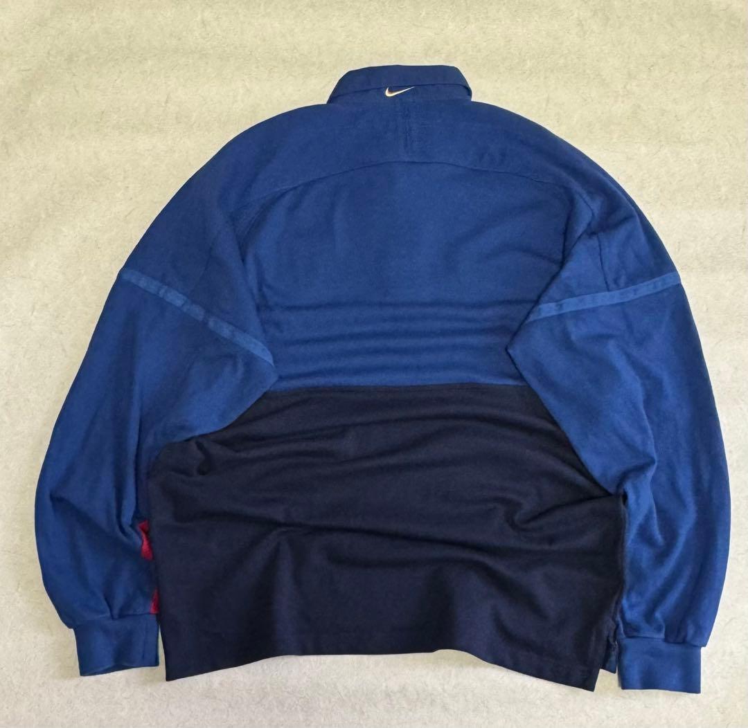 NIKE 90s バルセロナ　ゲームシャツ　ポロ　長袖　激レア