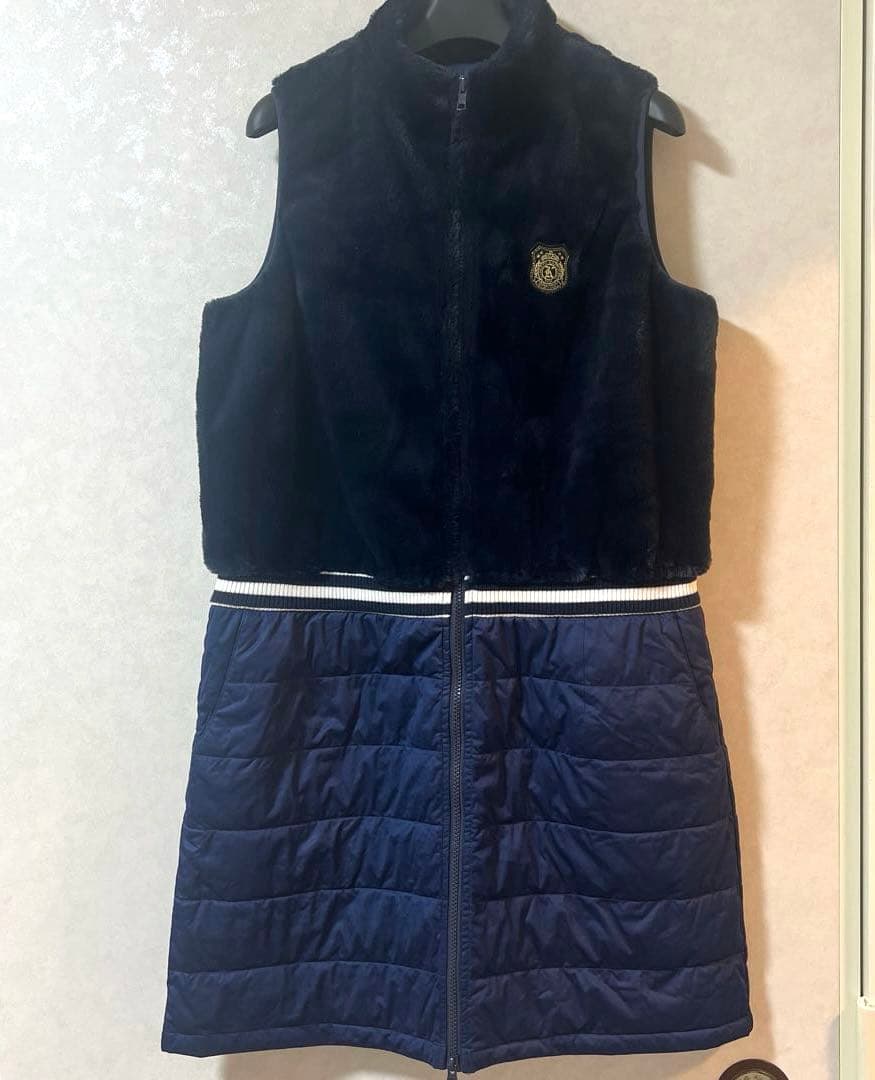 LLサイズ　kolwin コルウィン中綿 ノースリーブ ワンピース