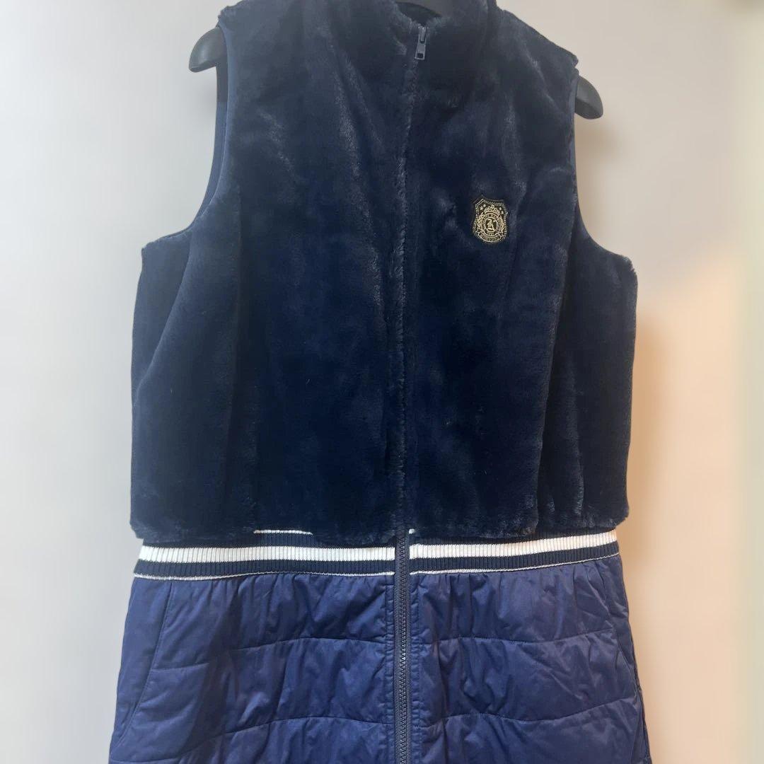 LLサイズ　kolwin コルウィン中綿 ノースリーブ ワンピース