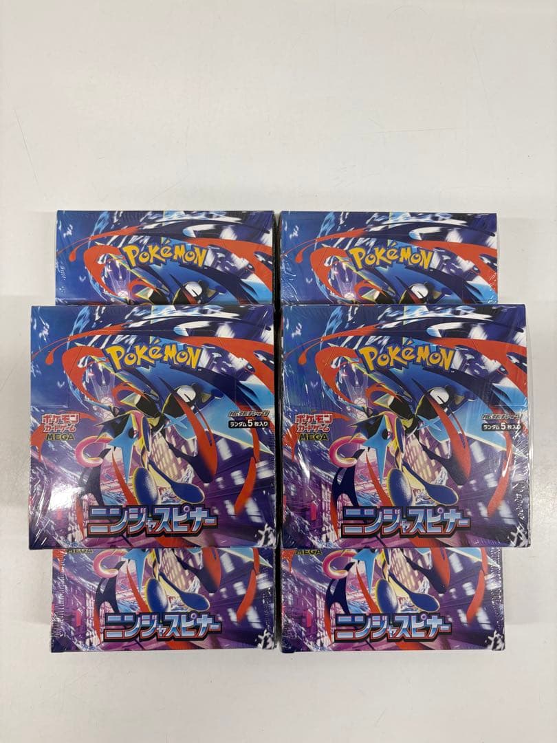 ポケモンカードニンジャスピナー6BOX【新品未開封シュリンク付き】