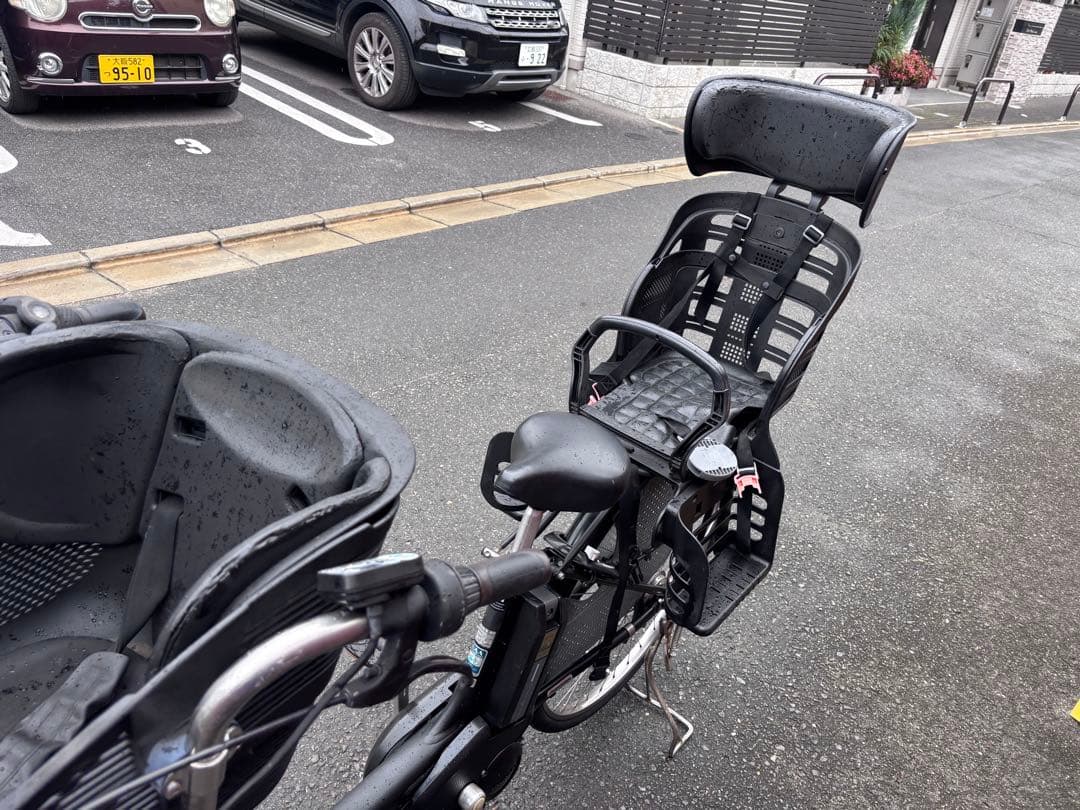 BRIDGESTONE電動アシスト自転車 チャイルドシート付き ブラック