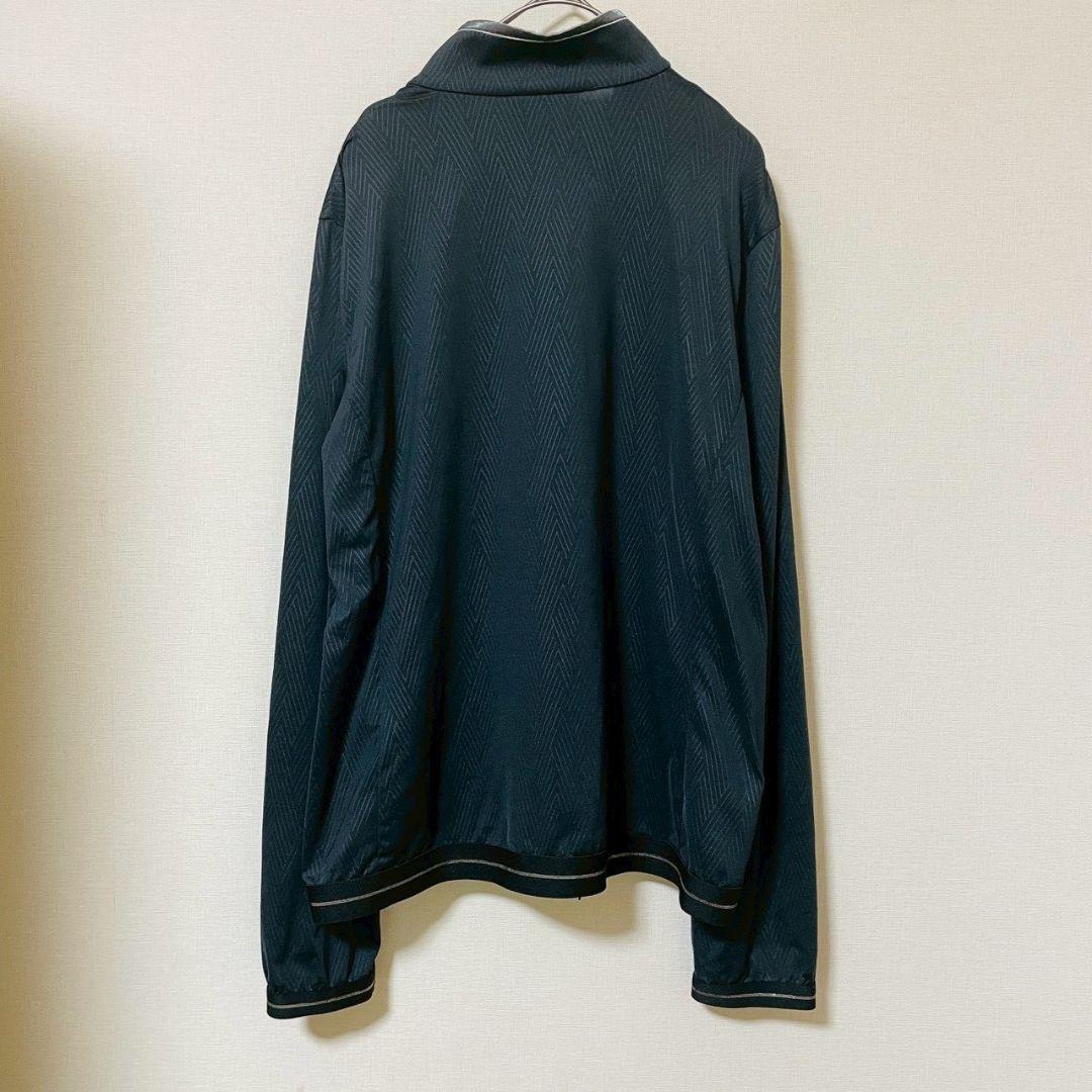 【美品】ランバンスポール フルジップジャケット メッシュ 42 大きいサイズ 黒