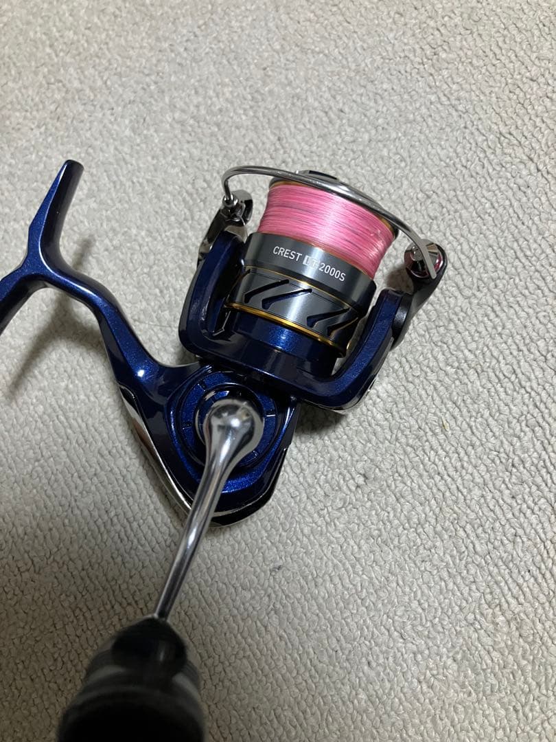 20クレストLT2000s メジャークラフト　T762L リールロッドセット