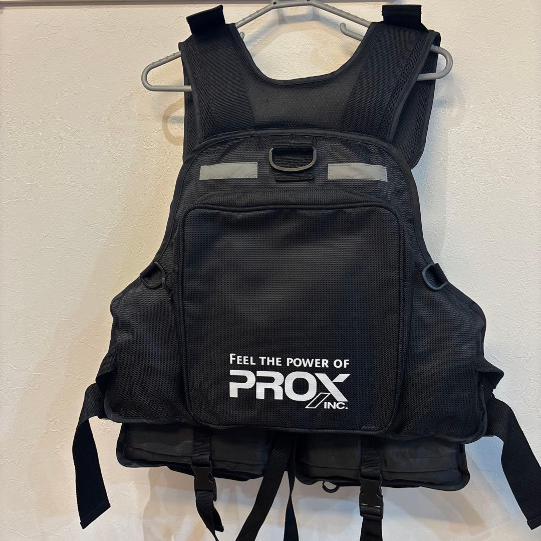 PROX プロックス フローティングベスト 大人用フリー ブラック PX399