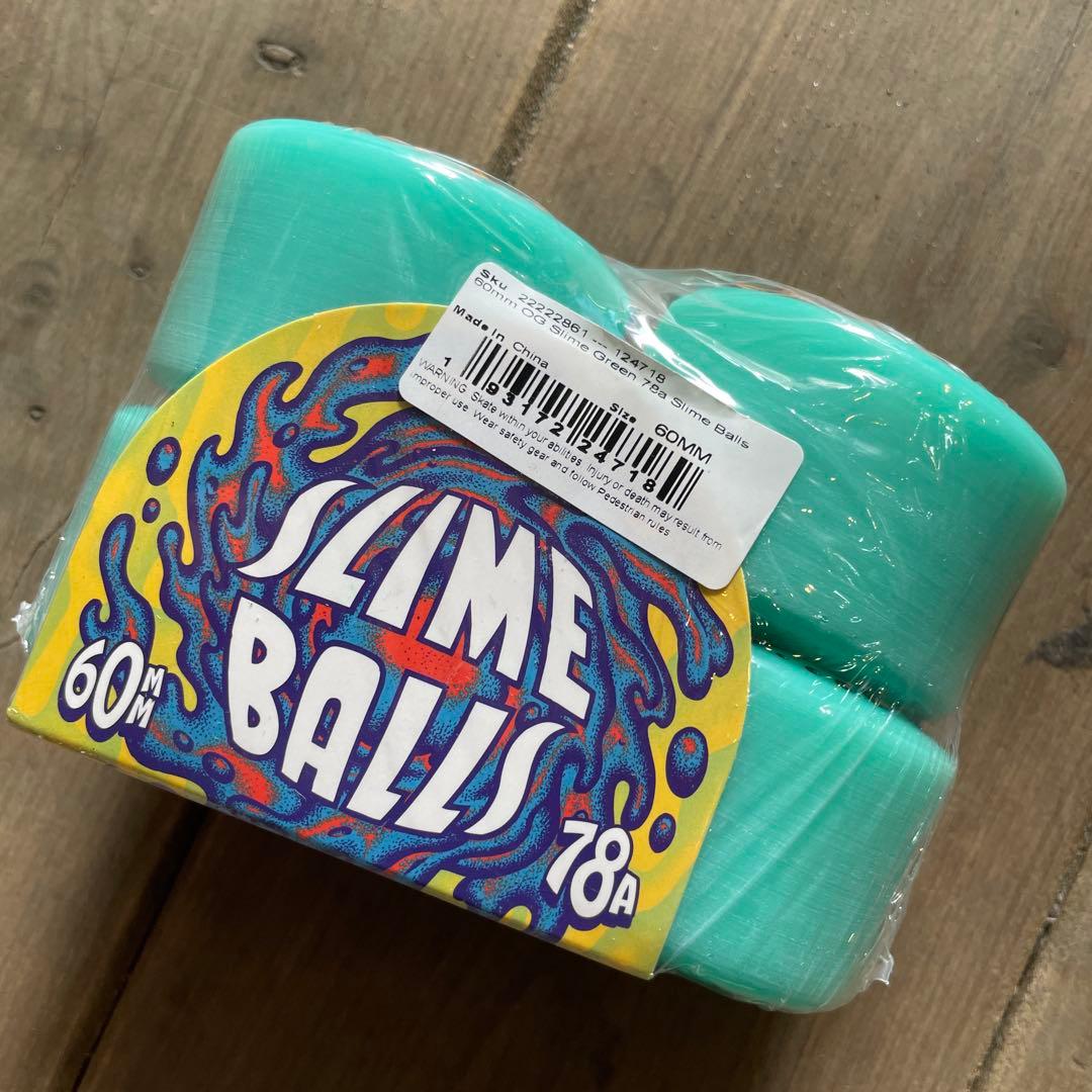 Slime Balls スケートボードウィール 60mm 78A