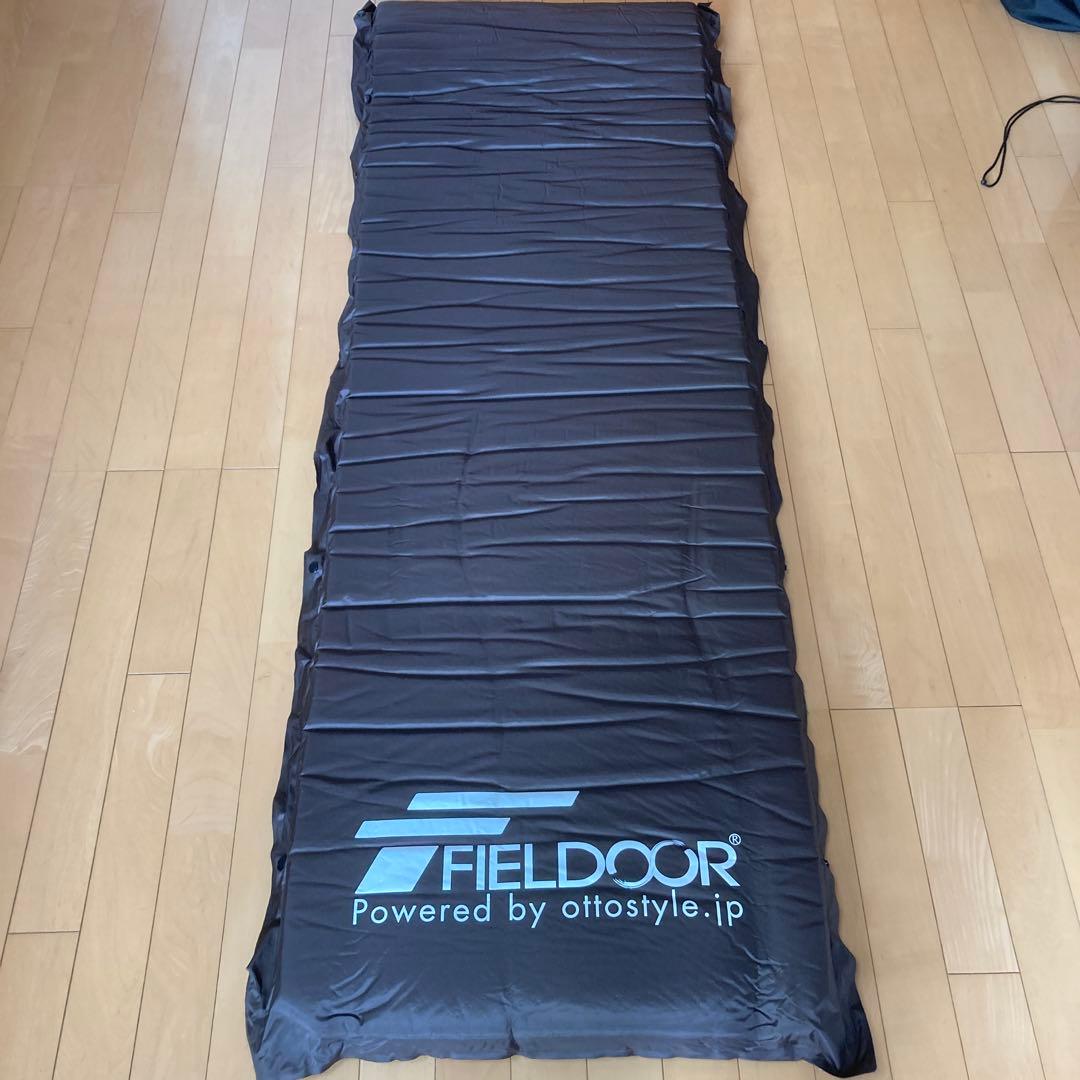 ヨマソFIELDOOR エアマット２個セット　ブラック 収納バッグと枕付き