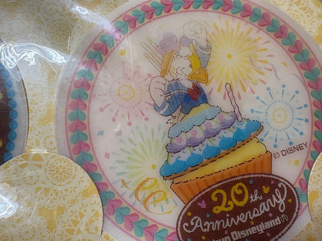断捨離★新品未開封★東京ディズニーランド 20周年グッズ コースターセット 6枚