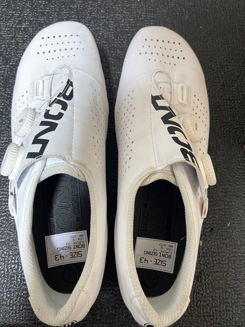 BONT viper slシューズ サイズ43 ホワイト