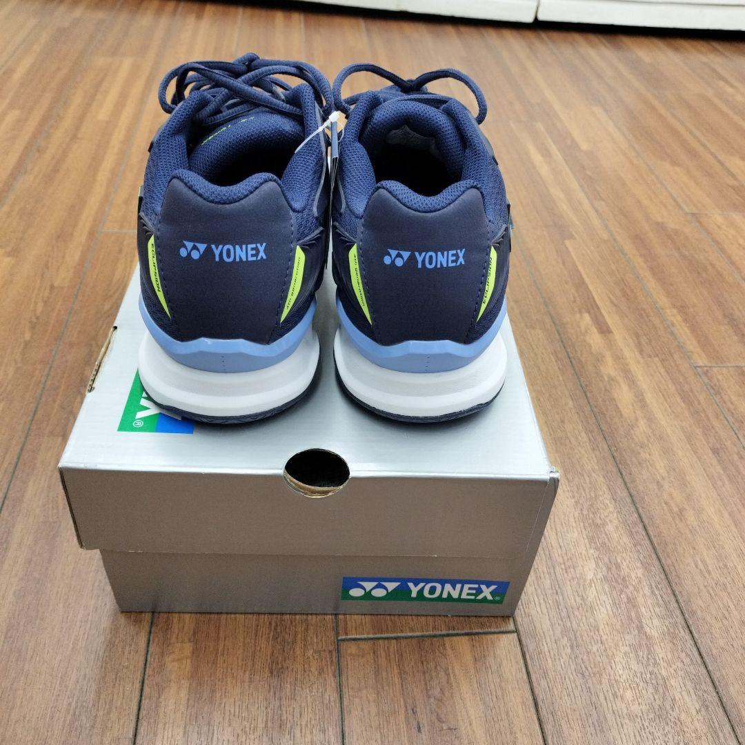 YONEX SHTE4MAC テニスシューズ 28.5cm ネイビー/イエロー