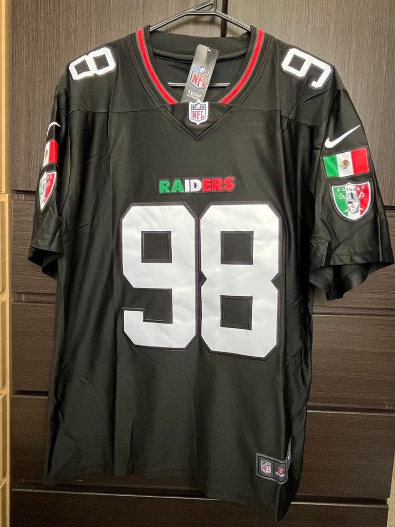 RAIDERS CROSBY 98 ブラックユニフォーム XL