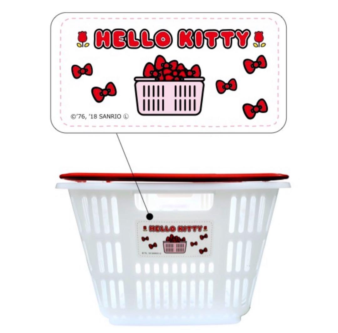 サンリオ　ハローキティ　キティ　マイバスケット　買い物カゴ　33L