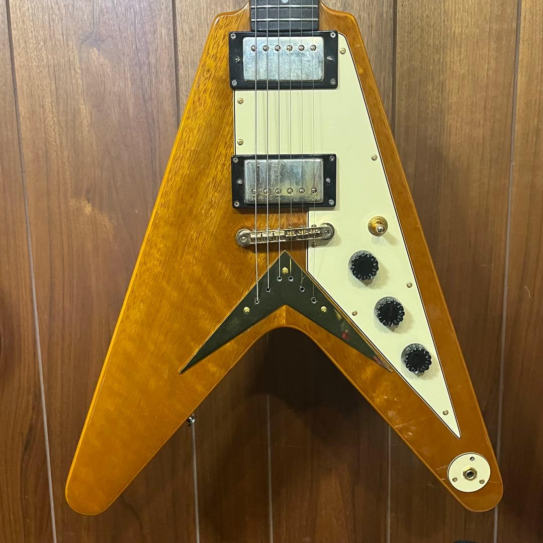 【中古美品】Epiphone 1958 korina Flying Vケース付き