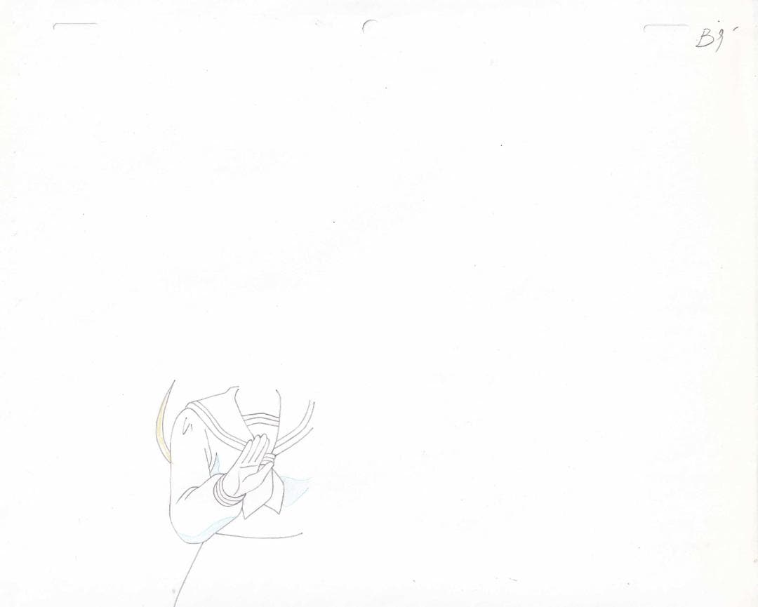 【犬夜叉】日暮かごめ セル画 背景カラーコピー付 原画あり