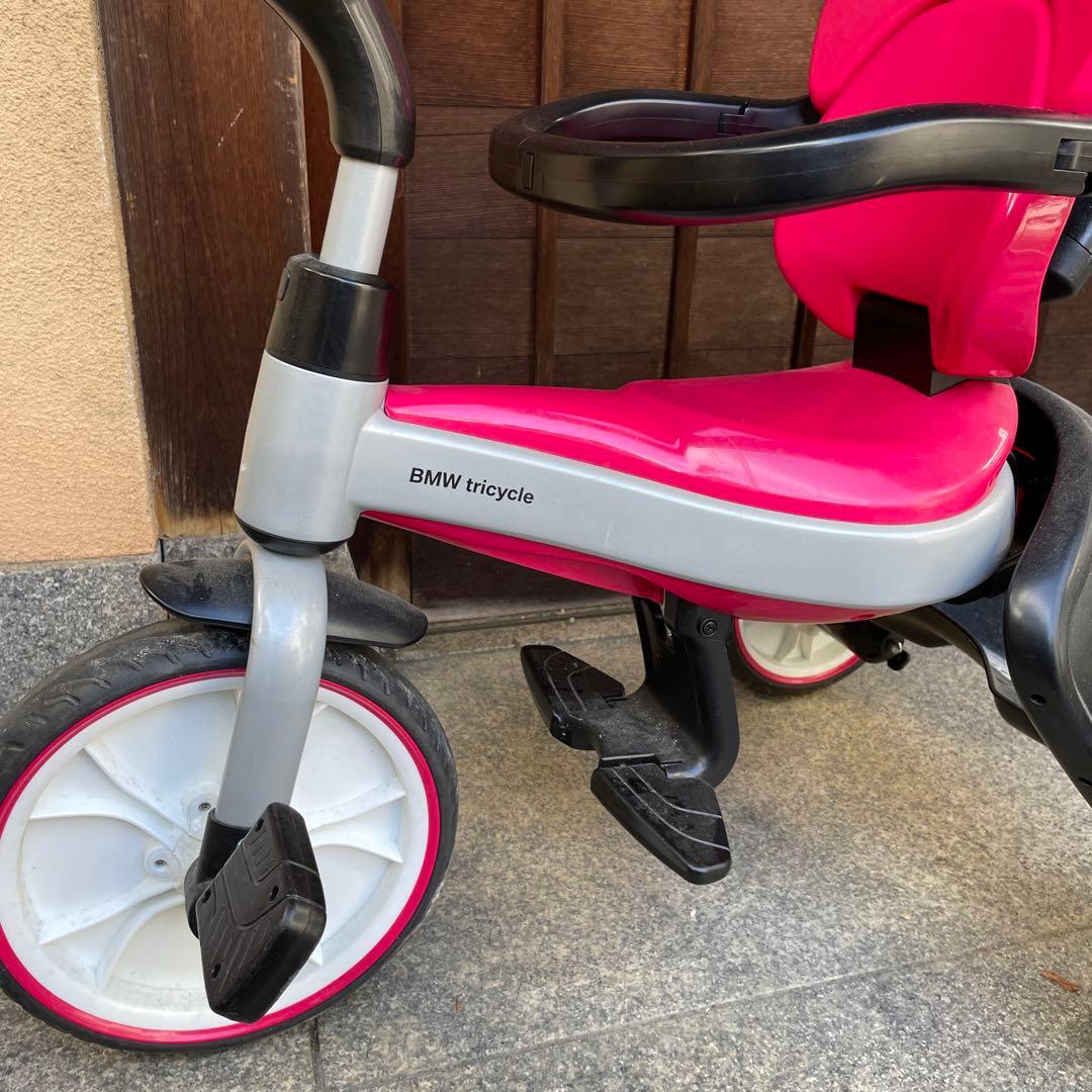 ★ 三輪車 ピンク 日よけ付き　正規ライセンス
