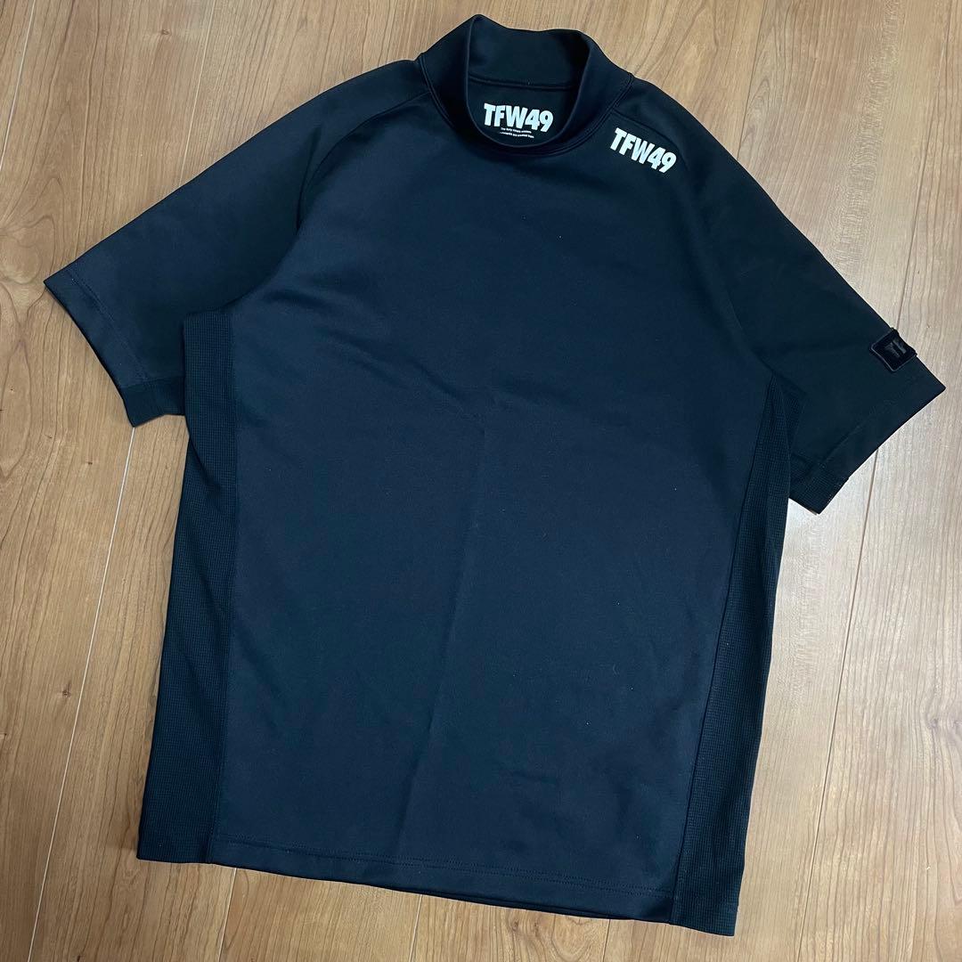 TFW49 モックネック　Tシャツ ブラック　M ゴルフ