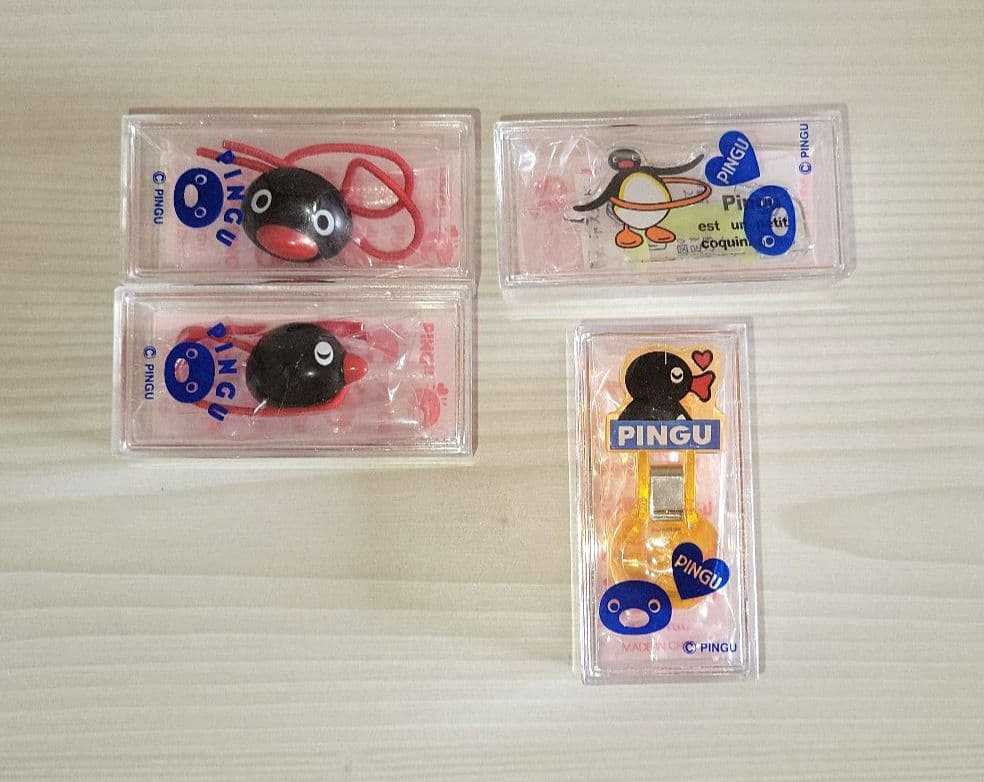 ピングー　ミニケース入り　まとめて　18点 非売品　90sレトロ　希少　当時物