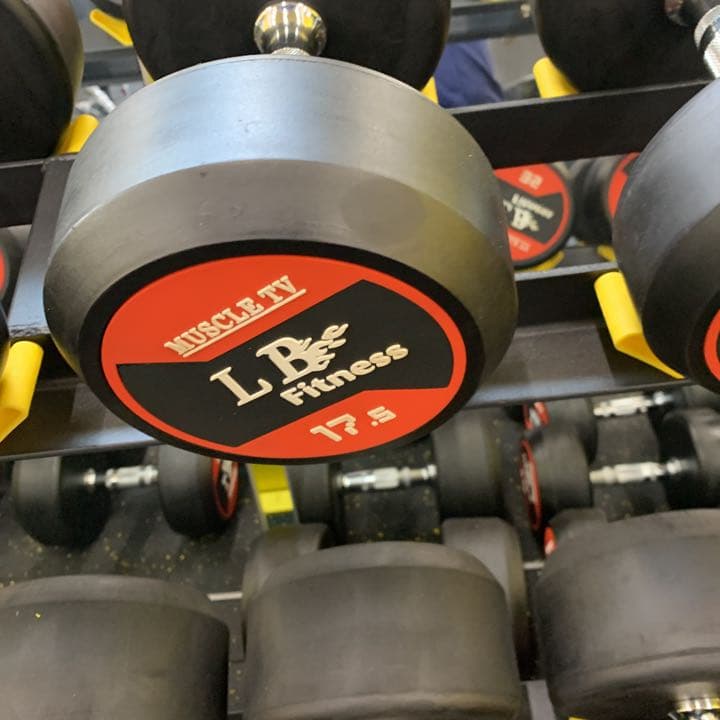 ラバーダンベル　27.5kg2個