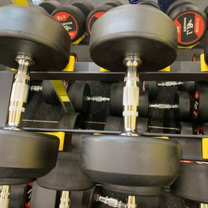 ラバーダンベル　27.5kg2個