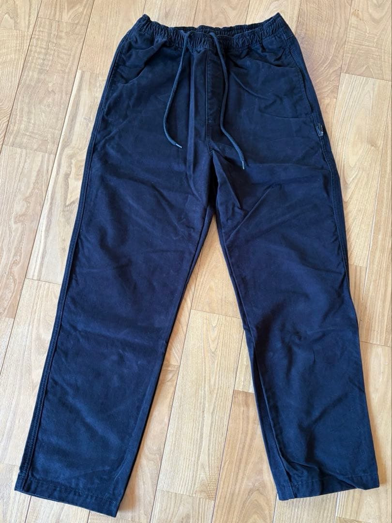 【美品】Stussy 黒 コットンパンツ　Ｓサイズ