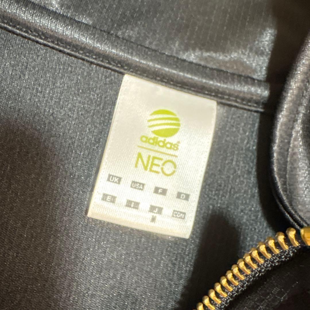 adidas NEO ジャージ上下セット 黒/金