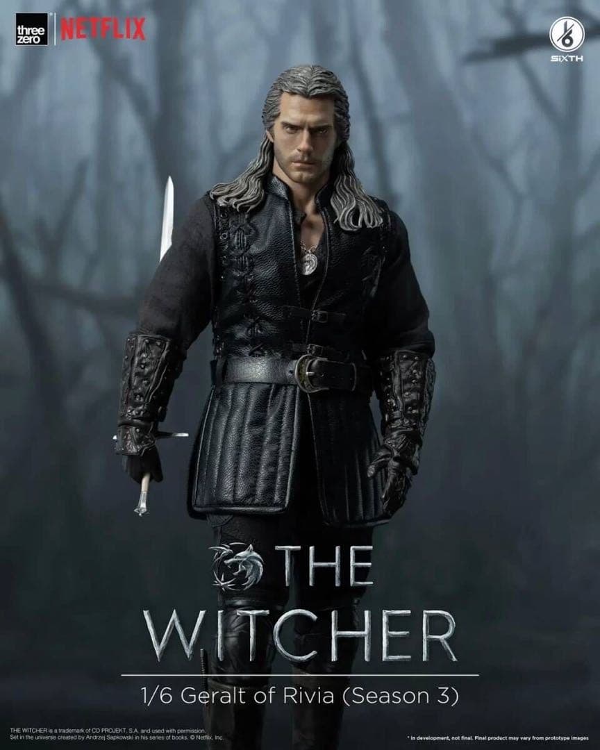 スリーゼロ 3Z0532 ウィッチャー 1/6 リヴィアのゲラルトgeralt