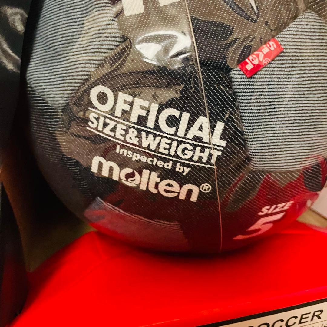 molten Levi's デニム サッカーボール 501 限定 2002 W杯
