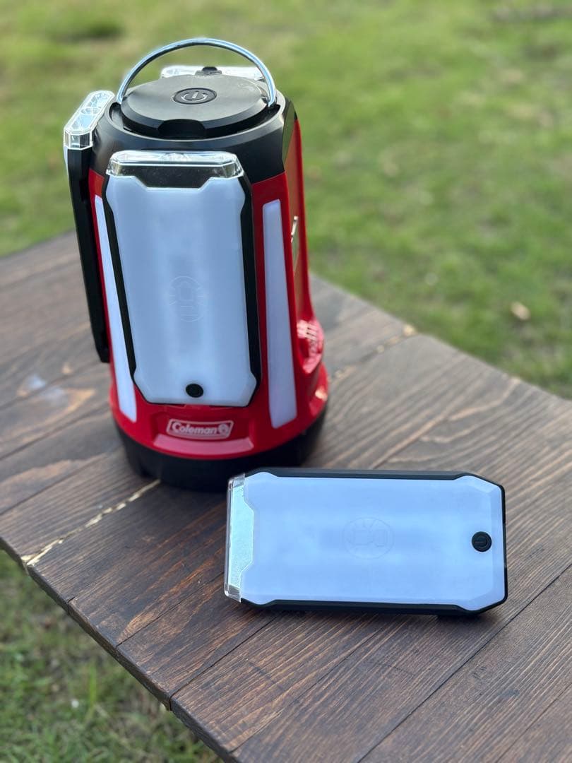 値下げ中！Coleman LEDランタン 収納ケース付き