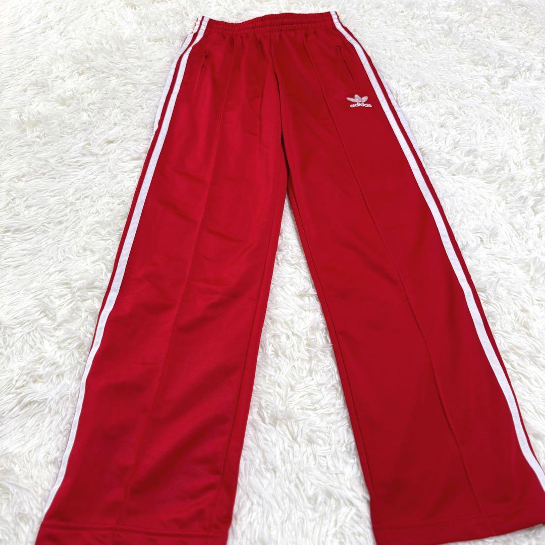 【極美品】アディダス ファイヤーバード トラックパンツ M 赤 TP
