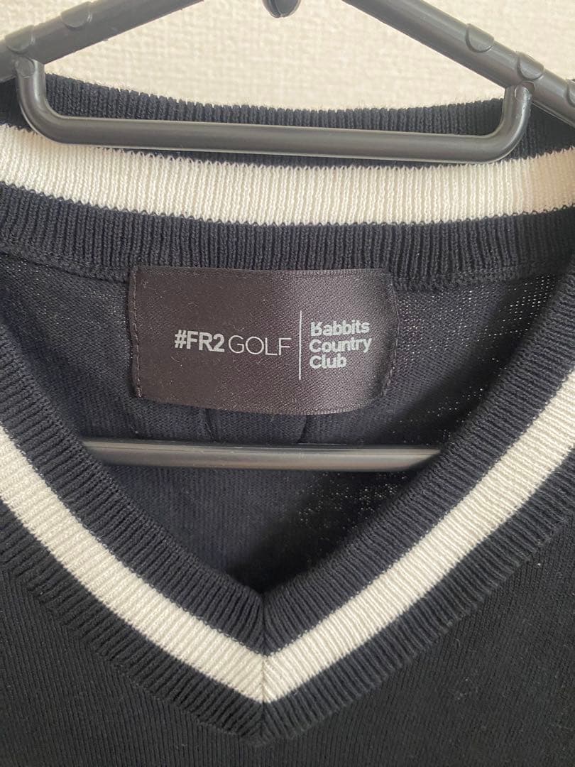 FR2GOLF 薄手ニットベスト　ゴルフウェア