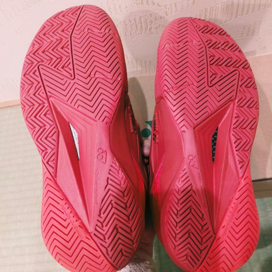 YONEX パワークッション エクリプション ５ メン AC ルビーレッド