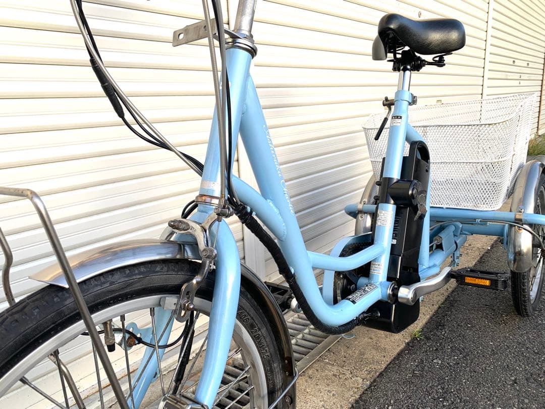 電動アシスト三輪自転車 24V8.5Ah 20-16インチ動作確認済