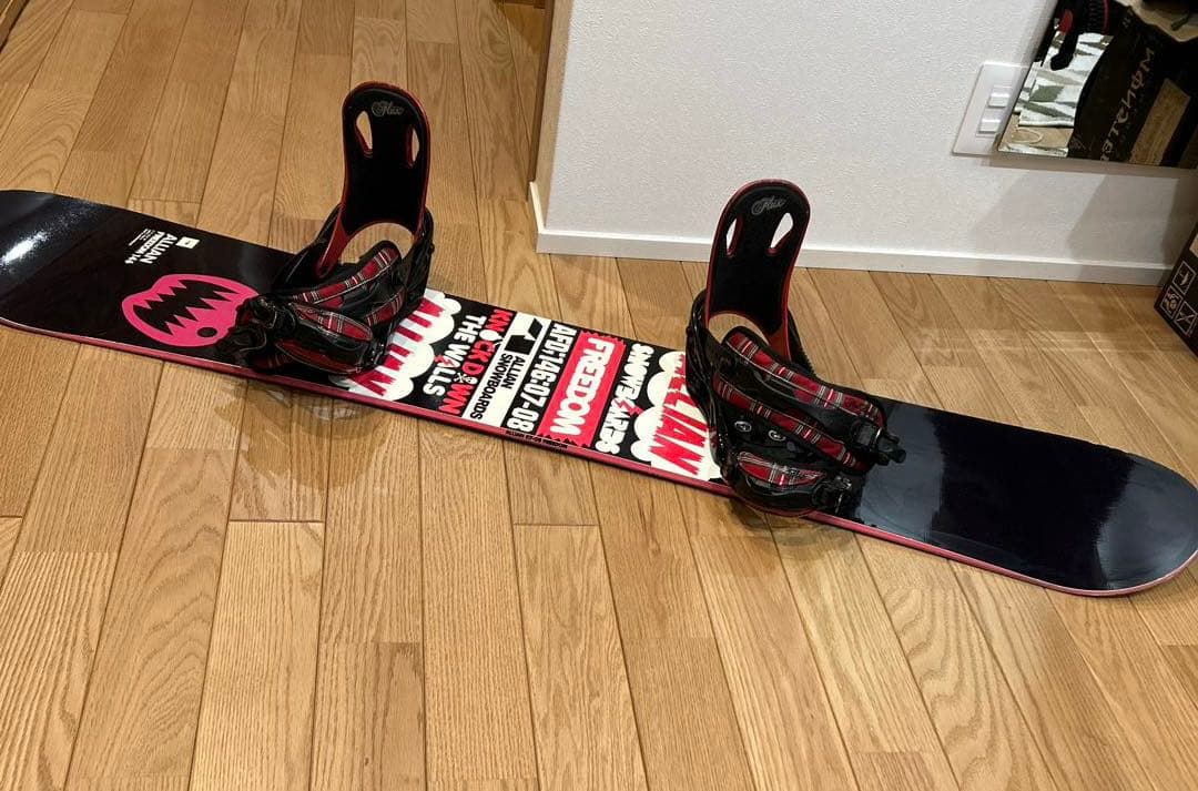 こ*は様 値下！ALLIAN×FLUX バインディング付スノーボードセット