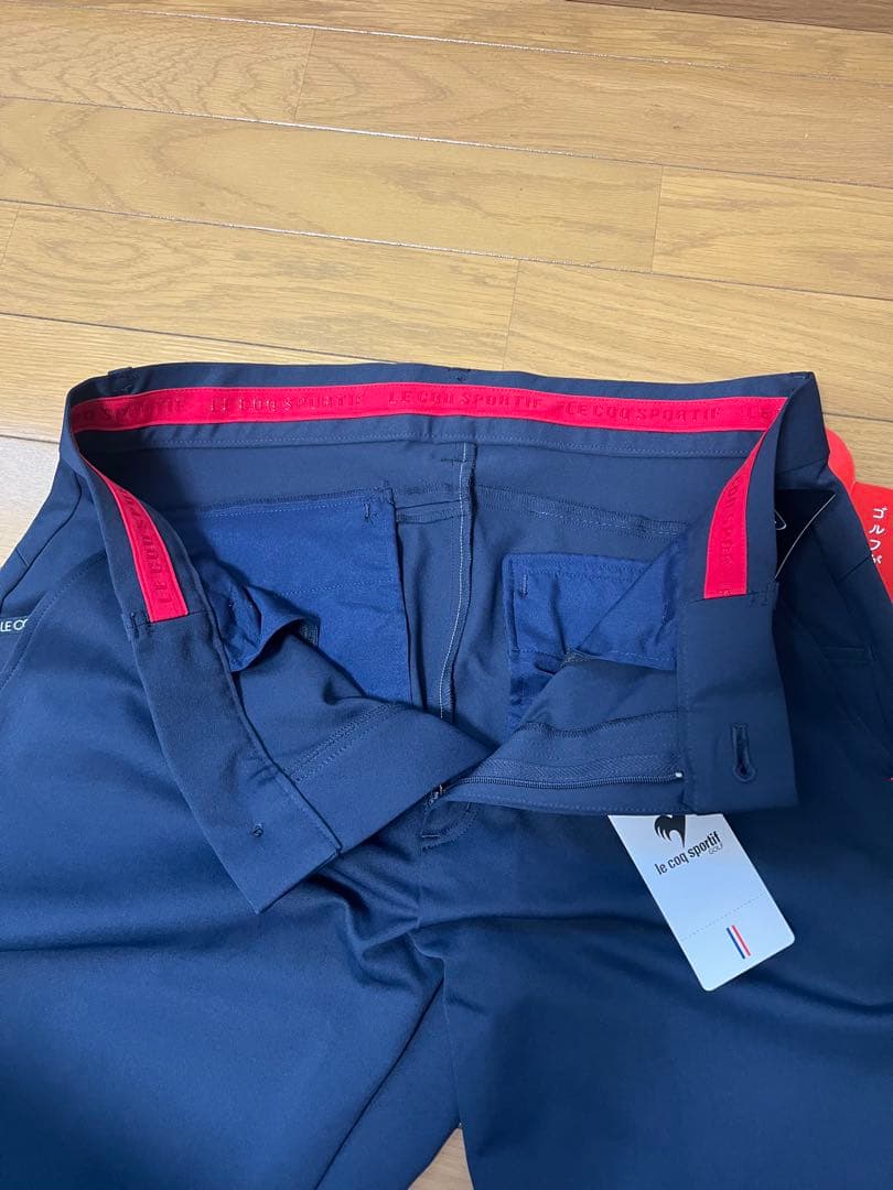 le coq sportif TAPERED ゴルフパンツ ネイビー