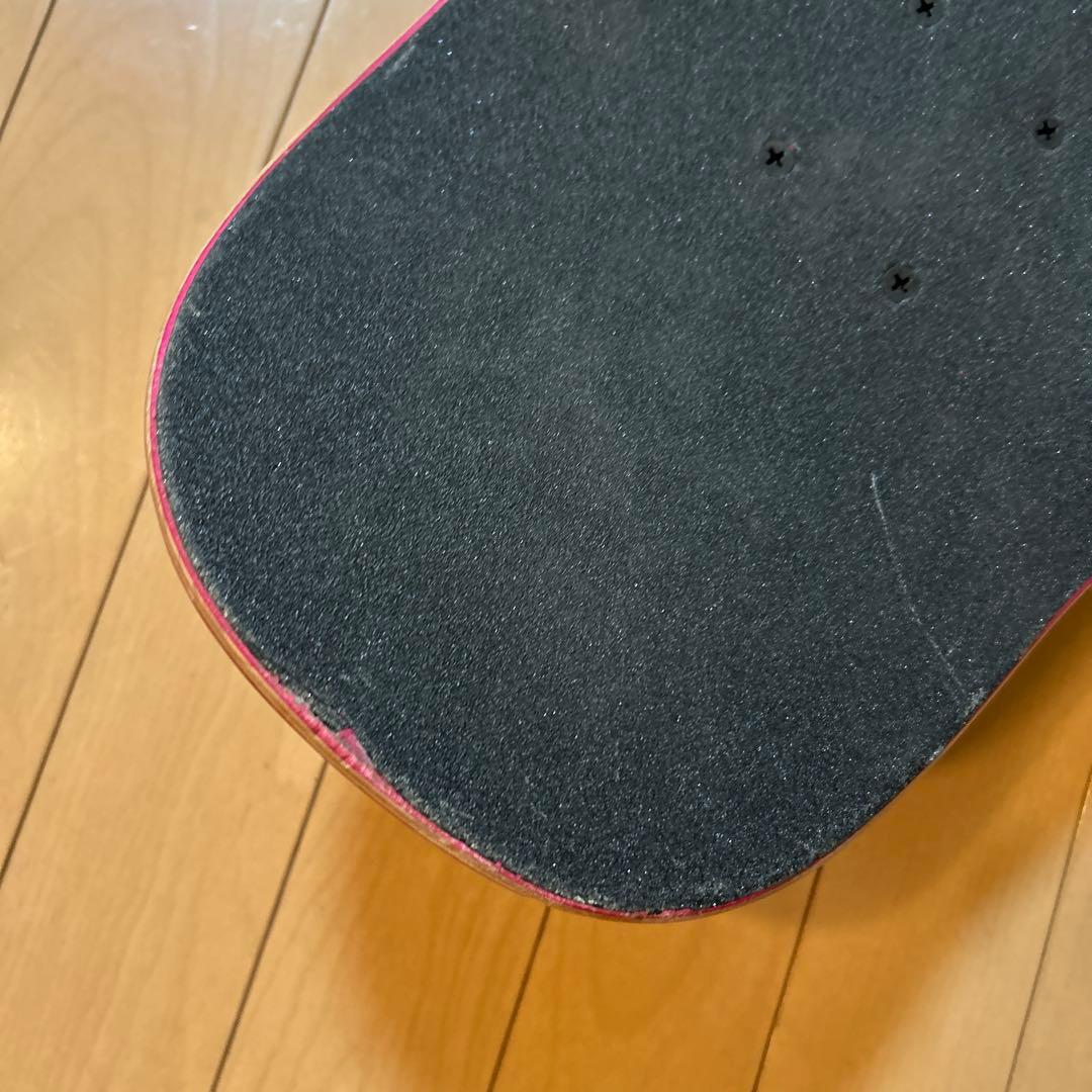 美品 enjoin スケートボード（デッキ裏面 ヒョウ柄カーペット）