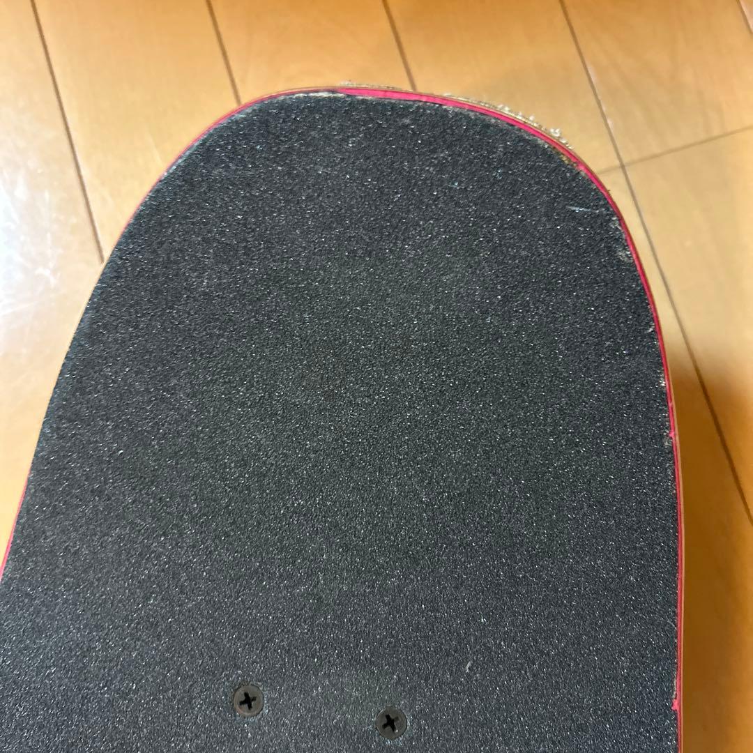 美品 enjoin スケートボード（デッキ裏面 ヒョウ柄カーペット）